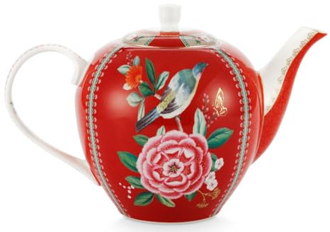 Essenza Home Pip Studio Blushing Birds 26-51005052 Teapot Large Red 1.6 L
