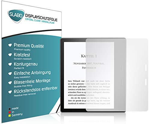 Slabo 2 x Displayschutzfolie für Amazon Kindle Oasis 10. Generation (2019) | Kindle Oasis 9. Generation (2017) Displayschutz Schutzfolie Folie Crystal Clear KLAR