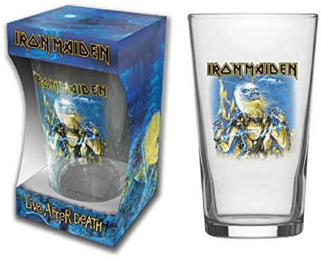 for-collectors-only Iron Maiden Glas Live After Death Bierglas Longdrink Glas XL Trinkglas Pint Glass