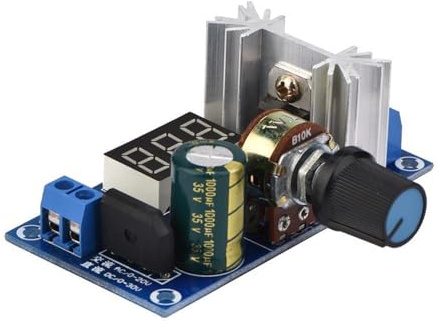 LM317 Spannungsregler, LM317 Einstellbare Spannungs Regler Netzteil Platine Digitale Spannungsanzeige Stromversorgungsplatine