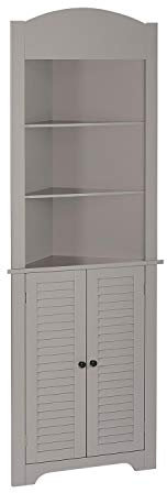RiverRidge, Taupe Ellsworth Eckschrank, hoch, Holzwerkstoff