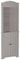 RiverRidge, Taupe Ellsworth Eckschrank, hoch, Holzwerkstoff