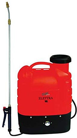 POMPA IRRORATRICE A ZAINO A BATTERIA 12 V 16 LT pompa spalla elettrica ELETTRA