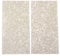 Alnicov Gitarrenfurnier, Celluloid Gitarrenkopf Furnier White Pearl Sheet Luthier 2PCS