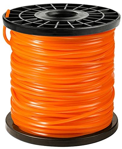CHRORINE Trimmerfaden Mähfaden 2,4 mm x 75 m 4-Kant Nylonschnur Motorsense Freischneider Faden Fadenspule Motorsense Freischneider Zubehör