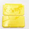 Top Bottom Front Back Housing Shell Case Cover Replacement for New 3DS LL XL Faceplate Cover (Yellow)