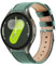 DEALELE Armband Kompatibel mit Samsung Galaxy Watch 6/6 Classic / 5/5 Pro/Galaxy Watch 4/4 Classic / 3 41mm / Active 2, 20mm Leder Ersatz Armbänder für Huawei GT2 42mm / GT3 42mm, Dunkel grün