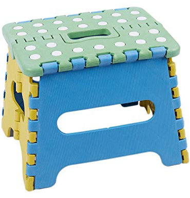 Baalaa Klapphocker Klappsitz Klapptritt 22 x 17 x 18cm Kunststoff 150 Kg faltbar