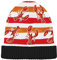 Sommer Red Lobster Herren Neuheit Beanie Mütze Horizontal Orange Streifen Damen Winter Strickmütze, Schwarz , 62
