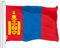 G128 Mongolei-Flagge | 90 x 150 cm | LiteWeave Pro Serie bedruckt 150D Polyester | Länderflagge, für drinnen und draußen, lebendige Farben, Messingösen, dicker und langlebiger als 100D 75D Polyester