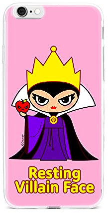ERT GROUP Handyhülle für iPhone 6/6S Original und offiziell Lizenziertes Disney Muster The Evil Queen 002 optimal an die Form des Handy angepasst, hülle aus TPU