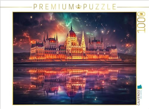 CALVENDO Puzzle Parlamentsgebäude - Budapest | 1000 Teile Lege-Größe 64 x 48 cm Foto-Puzzle für glückliche Stunden