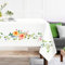 Arquiel Tischdecke Rechteckige Floral, Wasserabweisend Tischdecken mit Wilde Blume Blätter, Polyester Langlebige Abwaschbar Tischdeck FüR KüChe Essen Parteien FrüHling/Sommer(140x180cm)