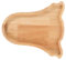 Ciieeo Piatto da Frutta in Legno Naturale - Vassoio da Portata Porta Snack Decorativo per Casa Feste Ed Eventi All'aperto