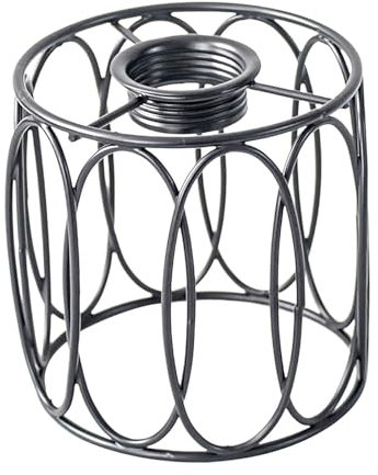 Baoblaze Lampenschirm, Lampenkäfig aus Metall, Eisenkäfig, Käfig für hängende Pendelleuchte E14, Lampenabdeckung für Deckenleuchte, Beleuchtungskörper