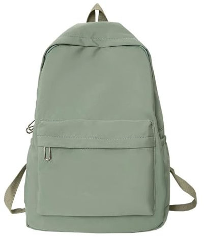 WIRPORR Schulrucksack Rucksack Für Frauen Mit Großer Kapazität Reisetasche Back-To-School-Schüler Leichtes Reise-Rucksack-Grün