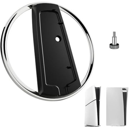 DBALL Support Vertical pour PS5 Noir Socle Vertical à Enlever Compatible avec la PS5 Slim et PlayStation 5 Pro Stable et Anti Dérapant