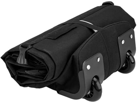 JKELPV Skiausrüstung Ski-Board-Tasche, Snowboard-Aufbewahrungstasche mit Rollen, Oxford-Stoff, großes Fassungsvermögen, 194 x 32 cm Ski Board Bag