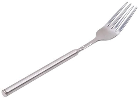 POHOVE Telescopic Stainless Steel Extending Fork, 1-Piece, Ideal for BBQs, Cocktails, Fruit, Dessert
