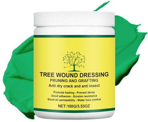 Cicatrisant Arbre Réparation - Pansement Végétal Cicatrisant 100g,Cire de Greffage Protection Entretien Tempête Tronc Hiver Arbres Fruitiers Jardin Extérieur