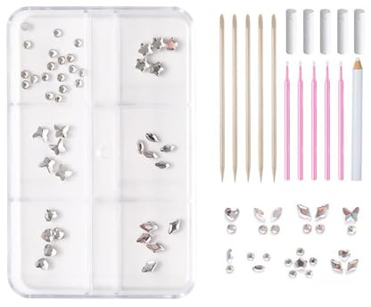 Teeth Gem Kit,Strass Für Zähne,DIY Krystal Dekoration Für Zahn,Entfesseln Sie Ihr funkelndes Lächeln, Abnehmbare Steinkristall Zahnornamente