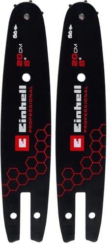 Original Einhell Ersatzschwert 20 cm (Astkettensägen-Zubehör, passend für Einhell Akku-Astkettensäge GP-PS 18/20 Li BL, Länge 20 cm, Stärke 1,1 mm, Umlenkstern) (Packung mit 2)