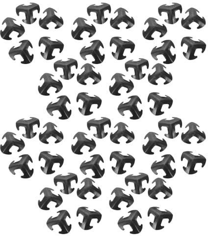 Healeved Plaques D’Armure Médiévales en Métal Noir 50 Pièces 2,7 X 2,7 Cm – Fournitures D’Artisanat pour Chevaliers, Matériaux pour Fabrication Armures Historiques et Cosplay Médiéval,