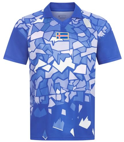JELEX Retro History Herren Trikot | mit eingesticktem Logo & Kurzarm | Nostalgie-Design für Fußballfans | ideal für Sammler