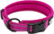 True Love Collier de Chien Réfléchissant Réglable Nylon Solide Confort rembourré Colliers Pet Classic TLC5011(Fuchsia,S)