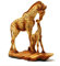 Thorness Auffällige, freistehende, anmutige Giraffe und Kalb, dekorative Ornamente, Giraffen-Geschenke für Damen, Herren, Mädchen, Jungen, Giraffenliebhaber, Geschenk, Geburtstag, Freundschaft,
