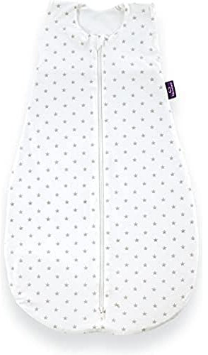 Träumeland S0200107 Sommerschlafsack LIEBMICH, Sternchen grau, Größe 110 cm