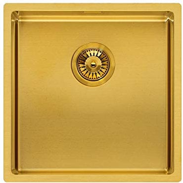 Reginox fregadero Miami 40 x 40 en color oro/revestimiento de PVD/fregadero