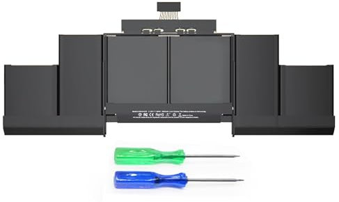 CYDZ® A1494 Laptop Akku für Apple MacBook Pro Retina 15 Zoll (Mitte & Ende 2013 2014 Jahre), A1398 ME293 ME294,[11.26V 95Wh 8440mAh]