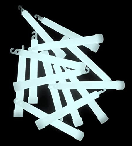 Partyknicklichter - 25 Power Knicklichter 150x15 mm WEISS - für Events, Hochzeiten, Notbeleuchtung, Signalleuchten
