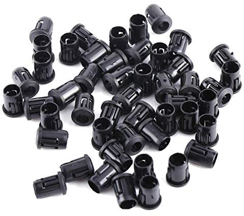 LED Dioden Halter, Fydun 50Pcs Lampen Einfaßungs Dioden Halter Lampensockel Kunststoff Clip Lünette Mount 3mm 5mm 8mm 10mm LED Fassung (5mm)