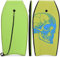 COSTWAY Tavola da Surf 33/37/41, Tavola Surf Bambini e Adulti in XPE, EPS e HDPE, Tavoletta Mare con Leash per Polso, Portata 85 kg (Verde, L)