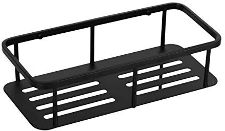 Ambrosya - Cesta de Ducha de Acero Inoxidable - Estante Baño Ducha Bandeja Esquina Soporte Cesta Estantería de Pared Esquinero