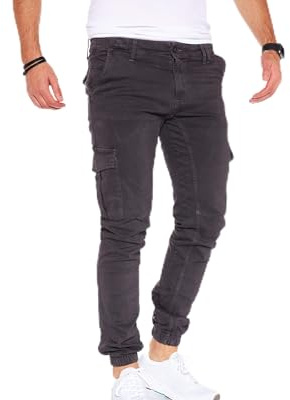 Styleko Herren Hosen Cargohose Herren Casual Slim Fit Cargohose aus Baumwolle Outdoorhose männer Chino Hose Freizeithose Jogging treckking Hose Sporthose|6 Taschen 8002