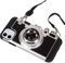 Lynmerry Emily in Paris Case 3D Retro Camera Style Case for iPhone 12 Generation for iPhone 12 Pro Max with Long Neck Strap (for iPhone 12 and for iPhone 12 Pro)
