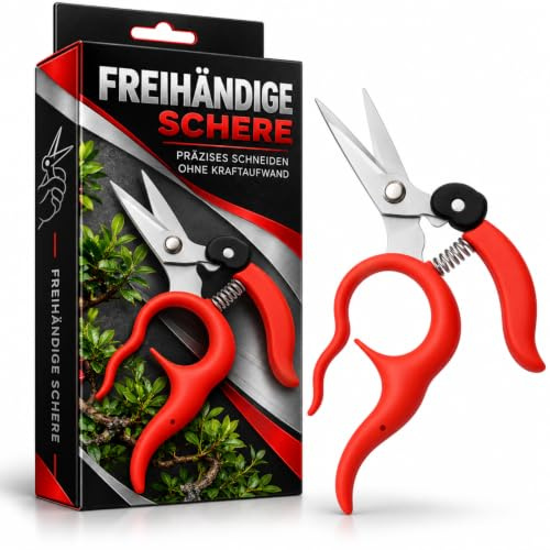 Weedness Gartenschere Freihändig Grow Anbau Indoor - Astschere Knippschere Bonsaischere Rosenschere Rasenschere Kräuterschere Blumenschere Pflanzenschere