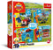Trefl Feuerwehrmann Sam zur Rettung, 4 in 1 Puzzle (Kinderpuzzle)