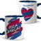 LolaPix Taza Barça. Tazas Originales para Regalar. Taza Desayuno futbol. Cerámica 330ml. Varios diseños.