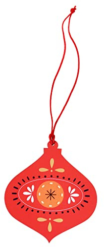 Wooden Bauble Christmas Decoration