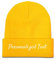 Miujonvy Individuelle Mütze Slouch Yellow Beanie Personalized Text Personalisierte Mütze