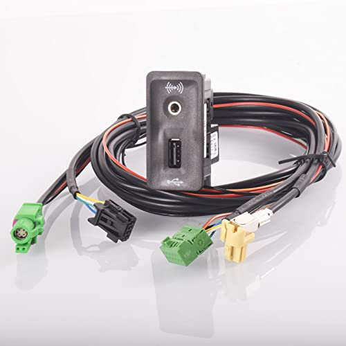 Auto USB AUX in Spina Presa di Ingresso Adattatore per VW Golf MK7 VII Tiguan Passat CC per Seat per Alhambra Leon Ibiza