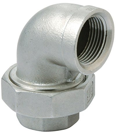 Edelstahl Fitting #96 Winkelverschraubung 1 Zoll Gewindefitting