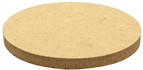 WAGNER Spezialgleiter SYNO 4tlg. - Ø 35 x 3 mm, Spezialfaser, selbstklebend, braun, als Gleitpad, robust - Made in Germany - 16103599