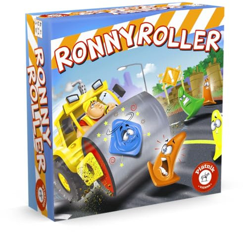 Piatnik 726293 Ronny Roller-Verkehrshütchen in Gefahr, Orange, White, Black, Red