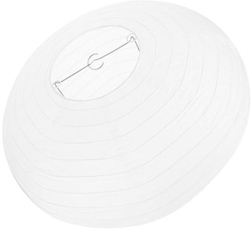 HOLIDYOYO Papierlaterne Lampenschirm Dekorativ für Hochzeiten und Partys Leichte Hängende Papierlampe für Festliche für Neujahr und Versammlungen Weiß