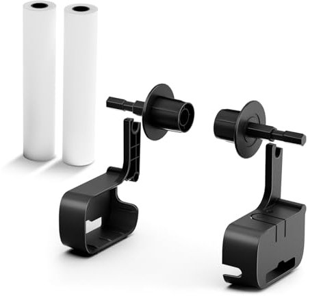 Phomemo M08F 2 Rollen Papier+Thermodruckerhalter, Tragbarer Ständer DesktopDrucker Zubehör, Nur Kompatibel mit M08F Drucker (Nur Halter + 2 Rollen Papier, 50 Blatt/1 Rolle)